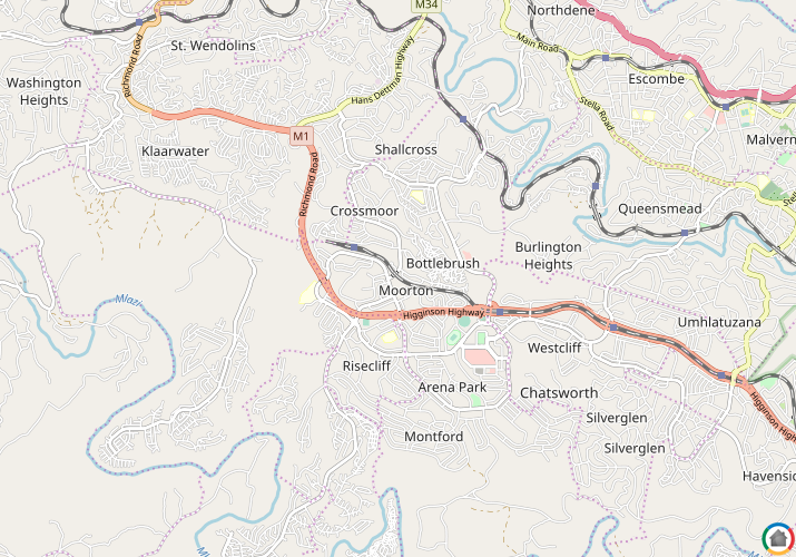 Map location of Moorton